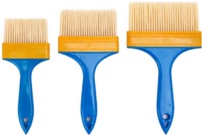 ZIO-BIZ 페인트 붓 브러쉬 3종 세트, 1세트