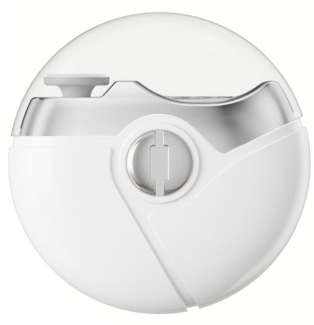 Kyhome 三合一防夾電動指甲刀/防飛濺修甲器/美甲打磨機/卸甲儀/磨甲器, 1個, 珍珠白