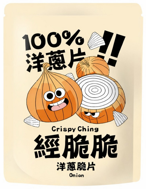 Crispy Ching 經脆脆 洋蔥脆片, 30g, 1個