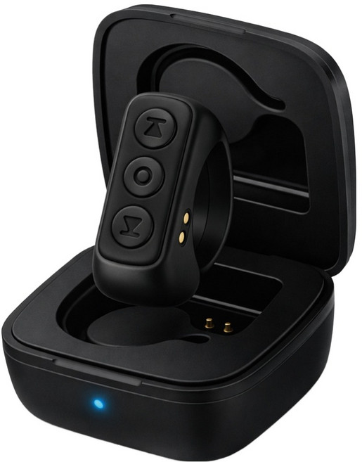 소이믹스 에어링 링타입 블루투스 리모컨 SOBTR1, 블랙, 1개