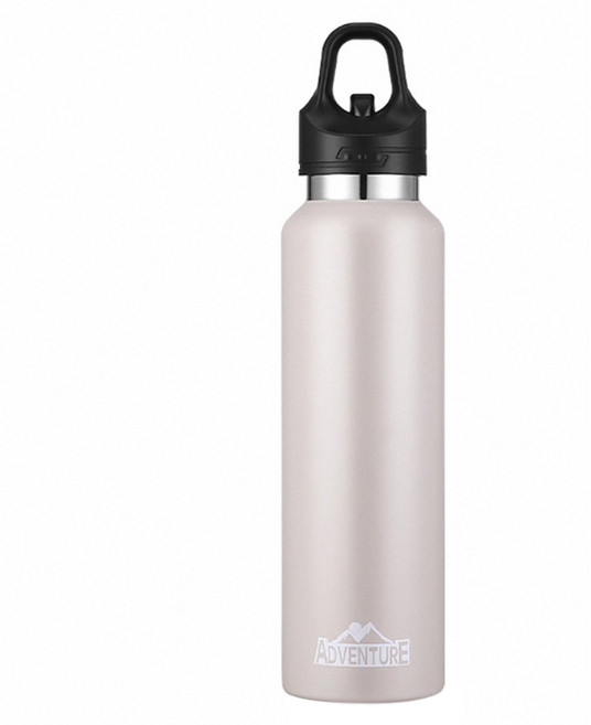 FOREVER 304不鏽鋼戶外能量運動水瓶/登山壺, 米色, 1個, 680ml