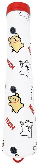 테크니스트 Maltese 몰티즈 배드민턴 라켓 그립커버 TNA65151, 1개, 화이트