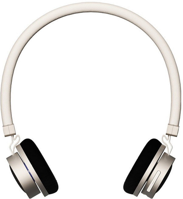 브리츠 ENC노이즈캔슬링 블루투스6.0 다이나믹 사운드코어 초경량 헤드폰, Ironcuve, 아이보리