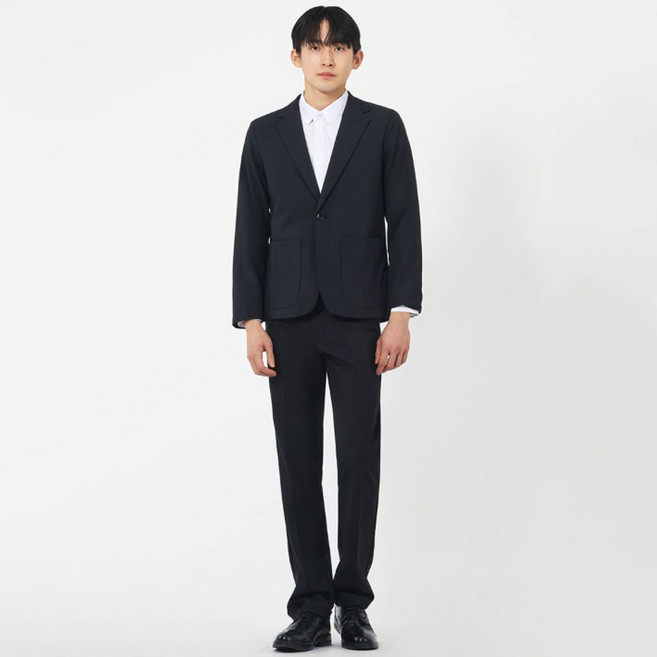 엘쏘 남성용 옴므 캐주얼 블레이저 정장 상하의 세트