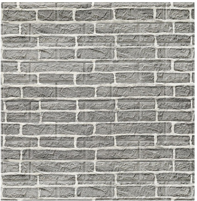 엑스터 3D 벽돌 타일 스티커 셀프 인테리어 입체 폼 벽지, Type 19