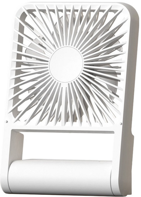 쿨린 휴대용 무선 미니 탁상용 선풍기, 화이트, CL-154