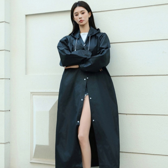 켈본 물젖음방지 방수 다회용 다용도 레인코트