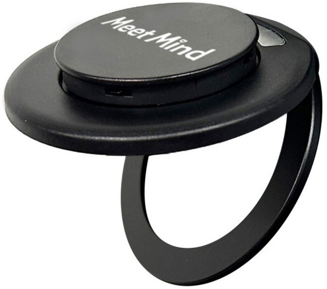Meet Mind 3合1磁吸式360度氣囊支架, 黑色, 1個