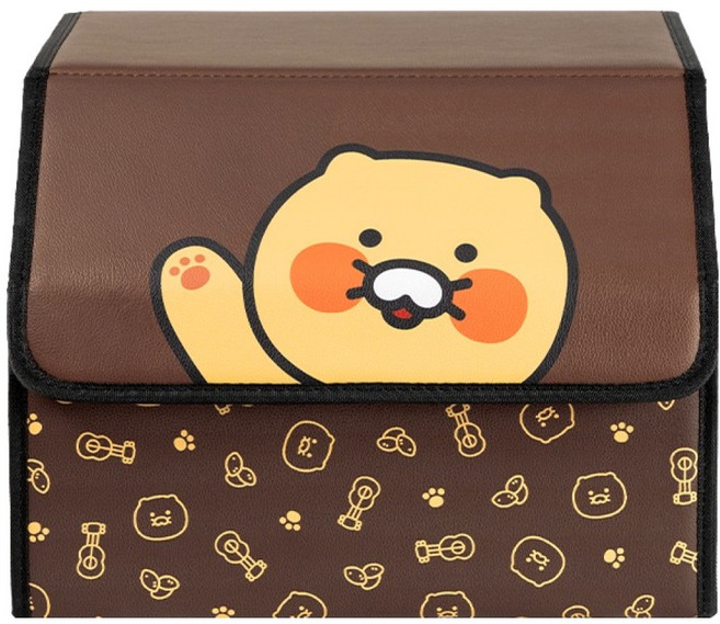 카카오프렌즈 춘식이 클리어 차량용 트렁크 정리함, 혼합색상