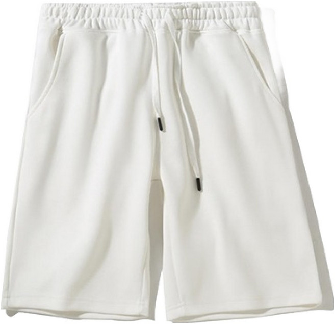 여성용 아이캔심플 밴딩 스트링 와이드 5부 반바지 데일리 팬츠