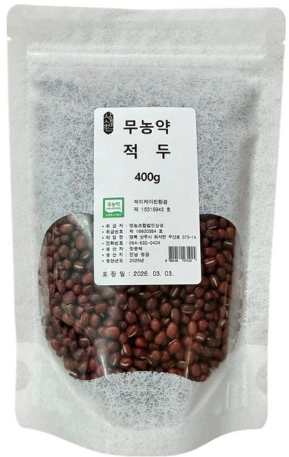 상생촌 무농약 적두, 400g, 1개