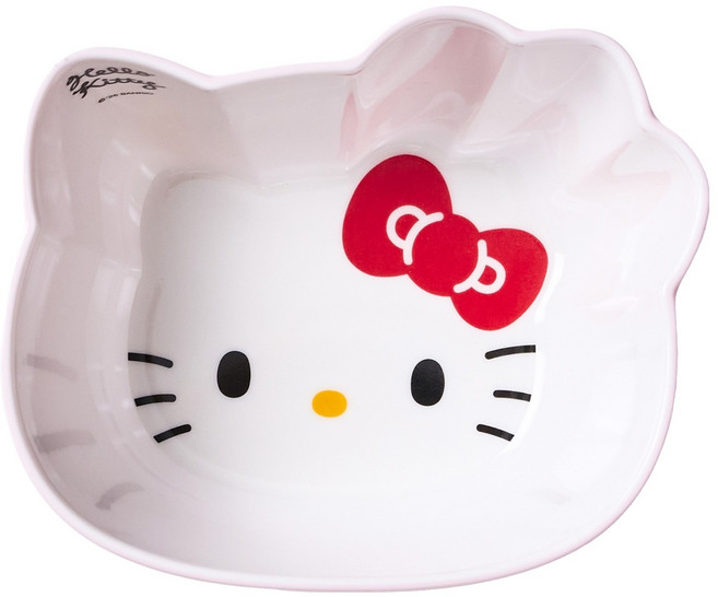 데이니즈 헬로키티 멜라민 페이스 시리얼볼