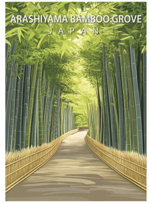 비즈포유 세계 유명 여행지 일러스트 아트포스터 P9, 프레임 없음