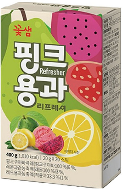 꽃샘 핑크용과 리프레셔, 20g, 20개입, 1개