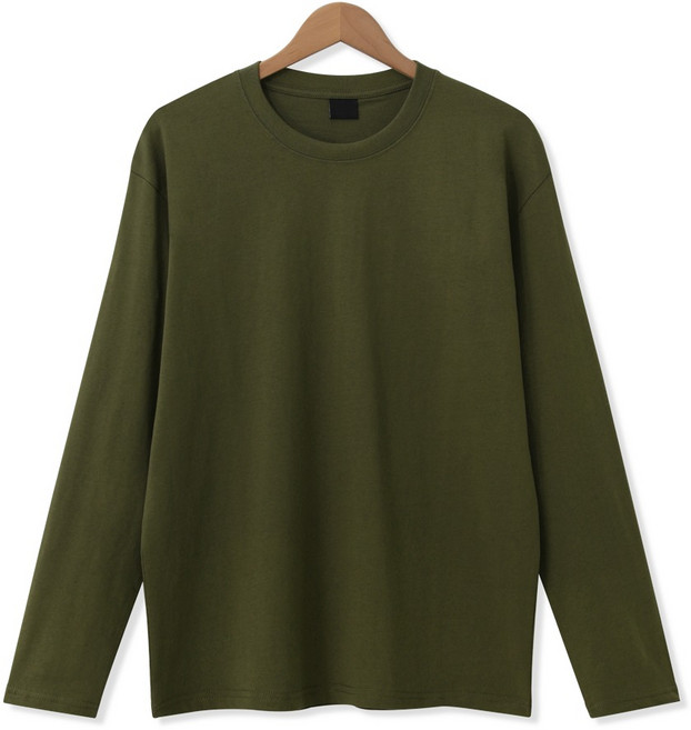 엠엔씨 남성용 16수 데일리 무지 긴팔 티셔츠 MDIT196WS