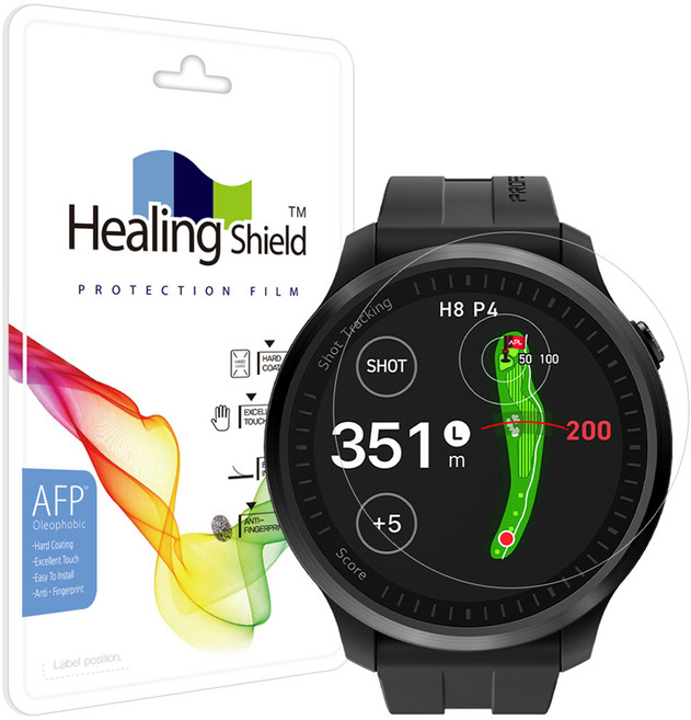 힐링쉴드 올레포빅 고광택 액정보호필름 2p 세트, 1세트