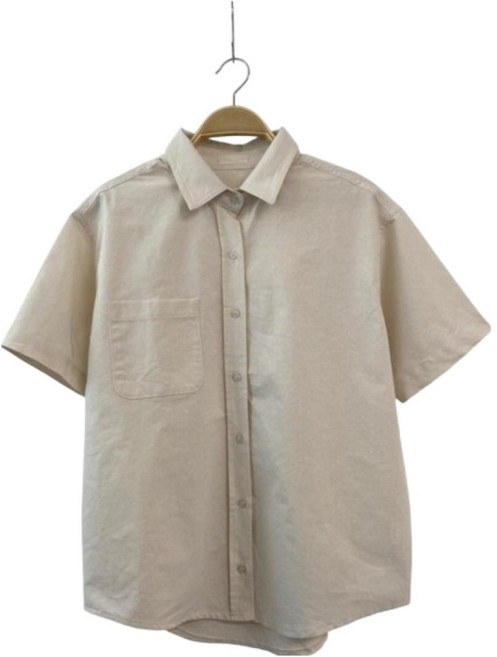 시크블랙 여성용 레아스 옥스포드 포켓 반팔 셔츠 cpnb3357k62