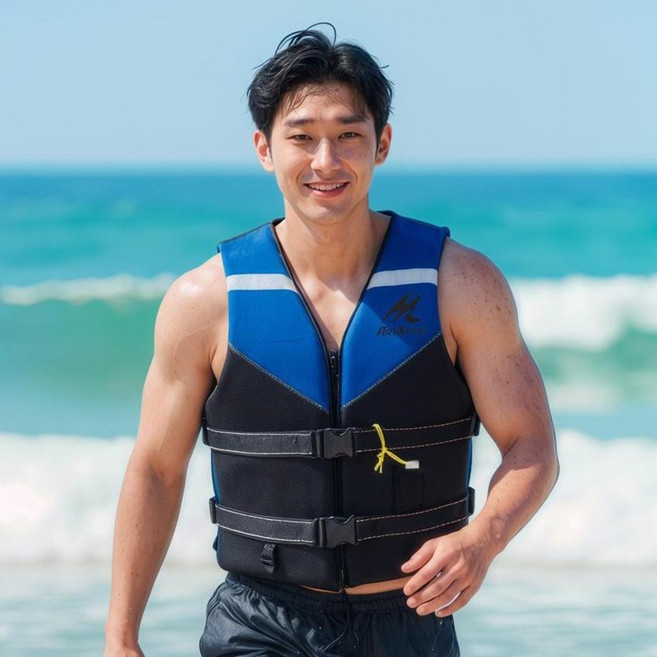 아라칸 네오프렌 구명조끼, 블루