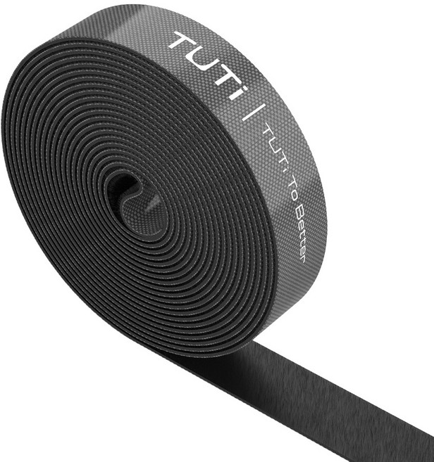 홈멧 벨크로 찍찍이 케이블타이, 블랙, 1개