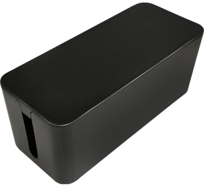 홈멧 멀티탭 보관함, 블랙, 1개