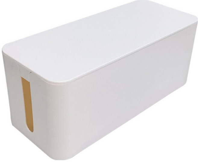 홈멧 멀티탭 보관함, 화이트, 1개