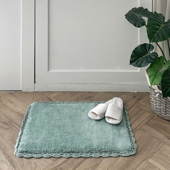 한일카페트 코튼 클라우드 발매트, 민트