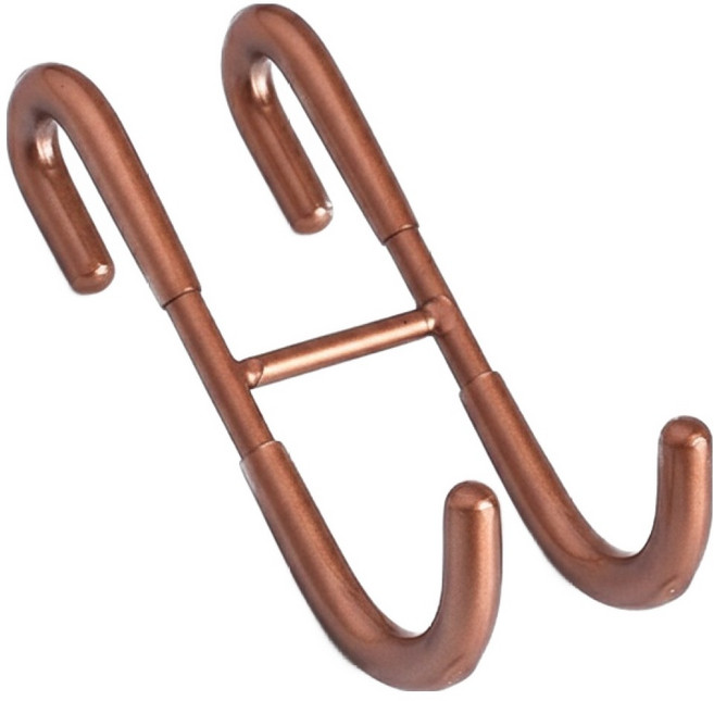 마켓피아 옷 욕실 스텐 다용도 문걸이 후크 S, 레드 구리, 1개
