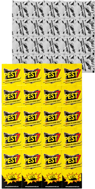 페스트세븐 바퀴벌레트랩 4p x 5개 + 바퀴벌레 유인제 20p 세트, 1세트