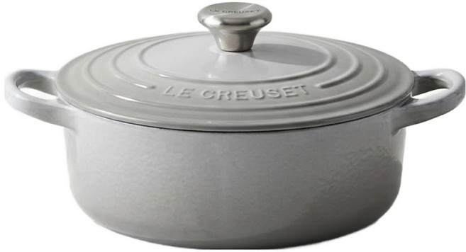 LE CREUSET 燉鍋, 18cm, 迷霧灰, 1個