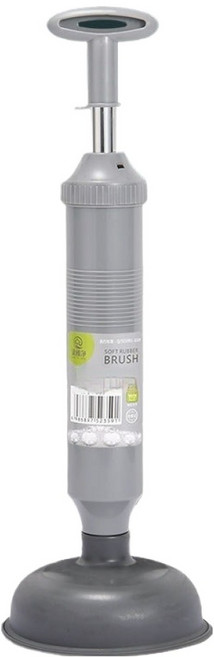 세븐와이즈 고압 공기 변기 강력 배수구 막힘 해결 뚫어뻥, 심플 그레이