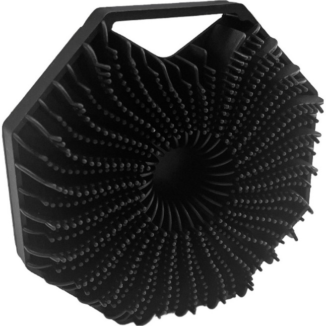 실리콘 바디 브러시, 블랙, 1개, 1개입