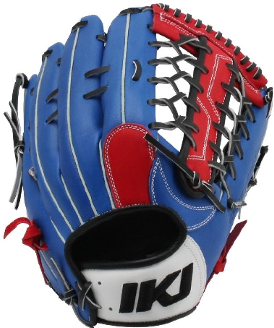 인코자바 IKJ 외야 글러브 우투용 GR BP-8(RB/RD)26, 로얄블루 + 레드, 1개