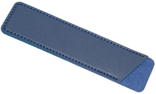 핸디랩 미니 가죽 필통 펜슬 케이스, 블루, 1개