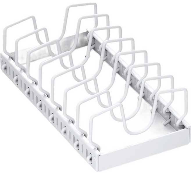 존글로벌 슬라이딩 후라이팬 인출식 정리대, 화이트