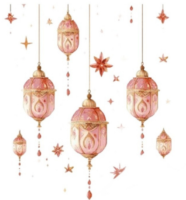 골드픽 축제 판타지 벽 장식 스티커, 타입 5