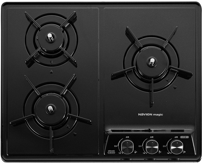 나비엔 매직 550장용 전원타입 빌트인 가스레인지 3구 방문설치, LNG, GRB-6403NA
