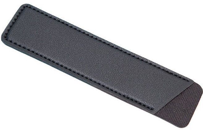 핸디랩 미니 가죽 필통 펜슬 케이스, 블랙, 1개