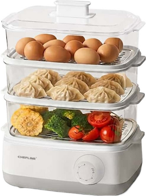 셰프라인 스텐 3단 멀티찜기, EHJT-S800