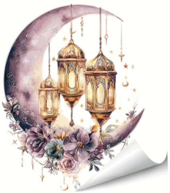 골드픽 축제 판타지 벽 장식 스티커, 타입 11