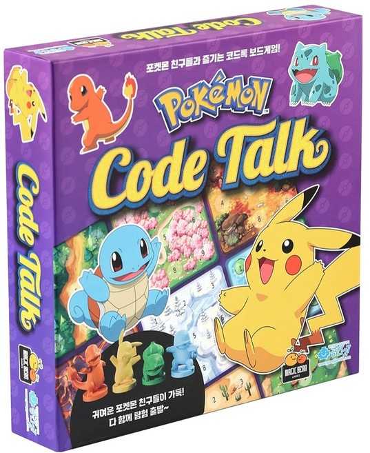 포켓몬스터 공간27 코드톡 보드게임 8세이상 2-4인 틱택토 추상전략, 1개