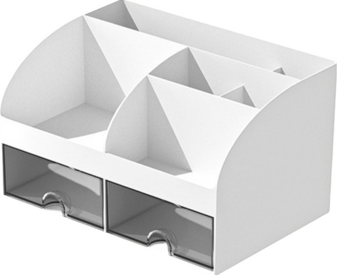라라하우스 아이딘 데스크 필기구 정리함, 화이트, 1개