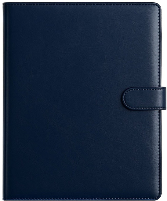 제너럴케이 가죽 바인더 버클타입 A4, 네이비, 1개