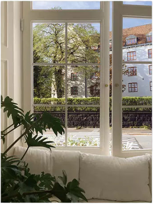 델리리움 프렌치 빈티지 감성 창문 풍경 인테리어 포스터, type 4