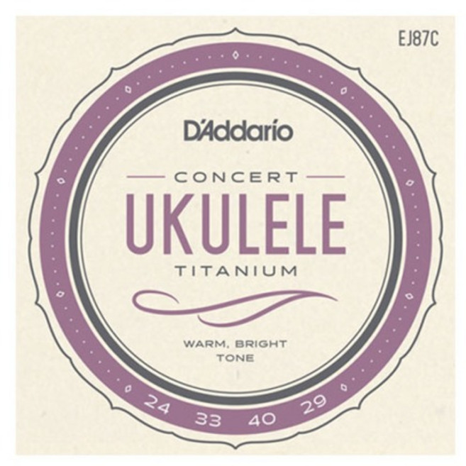 D'Addario 烏克麗麗吉他弦 音樂會型 435141, EJ87C, 單一顏色, 1個