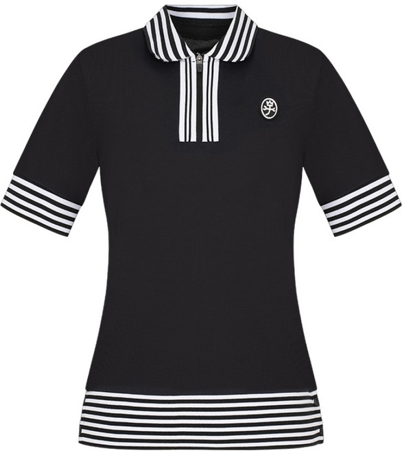 까스텔바작 여성용 배색 스트라이프 티셔츠 BGDMTS706