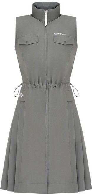 까스텔바작 여성용 풀집업 모크넥 원피스 BGDMVT701