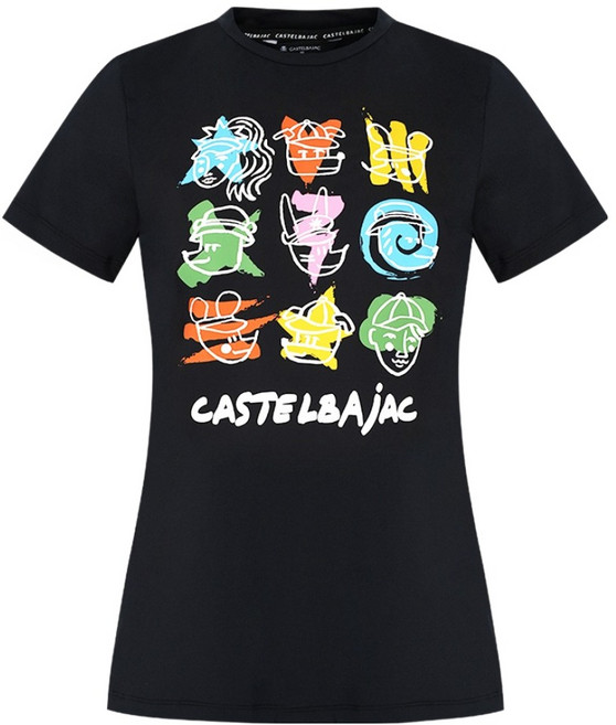 까스텔바작 여성용 9색 프린트 티셔츠 BGDMTS717