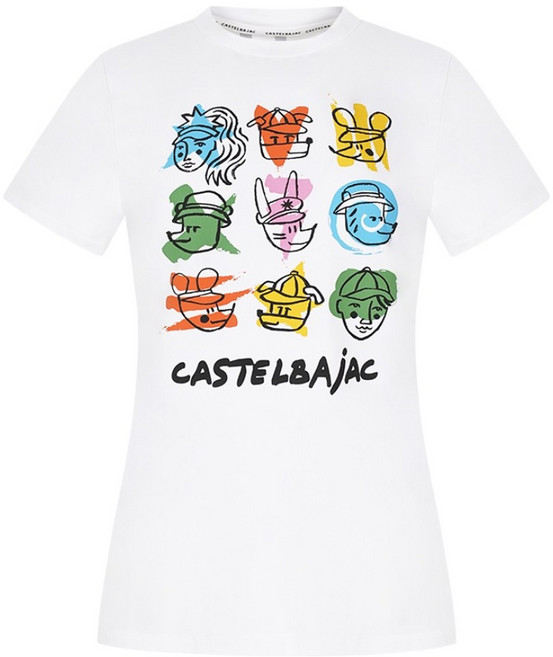 까스텔바작 여성용 9색 프린트 티셔츠 BGDMTS717