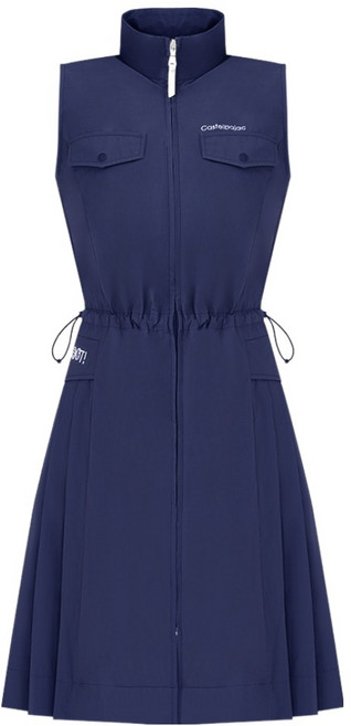 까스텔바작 여성용 풀집업 모크넥 원피스 BGDMVT701