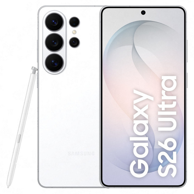 SAMSUNG 三星 Galaxy S26 Ultra 12G 原廠保固, 漫遊白, 256GB